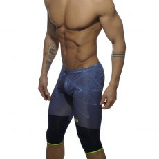 COLLANT DE SPORT MI-LONG MARINE AD560- ADDICTED
