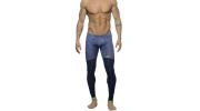 COLLANT DE SPORT LONG ABSTRACT MARINE AD559- ADDICTED