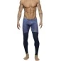 COLLANT DE SPORT LONG ABSTRACT MARINE AD559- ADDICTED