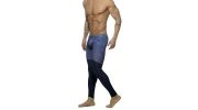 COLLANT DE SPORT LONG ABSTRACT MARINE AD559- ADDICTED