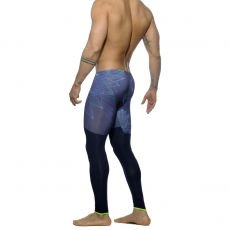 COLLANT DE SPORT LONG ABSTRACT MARINE AD559- ADDICTED