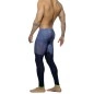 COLLANT DE SPORT LONG ABSTRACT MARINE AD559- ADDICTED