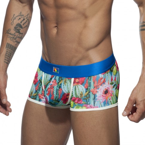 BOXER CACTUS PUSH UP BLEU AD691 - ADDICTED