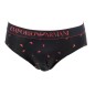 SLIP NOIR EAGLE ROUGE BRILLANT 8A592- ARMANI