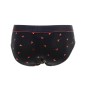 SLIP NOIR EAGLE ROUGE BRILLANT 8A592- ARMANI