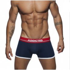 BOXER LONG CURVE NAVY AD729 - ADDICTED