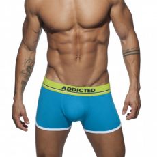 BOXER LONG CURVE TURQUOISE AD729 - ADDICTED