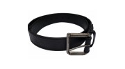 CKJ – CEINTURE CUIR BRUN FONCE FUME - boucle sport