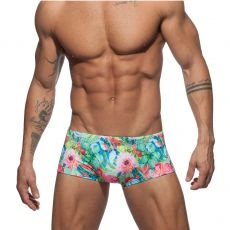 BOXER DE BAIN CACTUS TURQUOISE ADS183 - ADDICTED