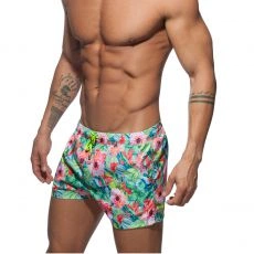 SHORT DE BAIN CACTUS TURQUOISE ADS184 - ADDICTED