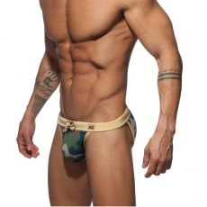 BIKINI DE BAIN CAMO CAMOUFLAGE KAKI ET OR ADS188 - ADDICTED