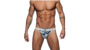 BIKINI DE BAIN CAMO CAMOUFLAGE GRIS ET ARGENT ADS188 - ADDICTED
