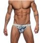 BIKINI DE BAIN CAMO CAMOUFLAGE GRIS ET ARGENT ADS188 - ADDICTED