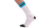 CHAUSSETTES FASHION PARIS BLANC/NOIR/TURQUOISE - BARCODE
