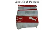 PUMA SHORTY HOMME PACK DE 2 BLANC