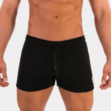 SHORT YORICK NOIR ET ORANGE - BARCODE