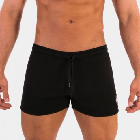 SHORT YORICK NOIR ET ORANGE - BARCODE