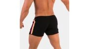 SHORT YORICK NOIR ET ORANGE - BARCODE