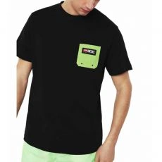 T-SHIRT JUST-B AVEC POCHE NOIR - DIESEL