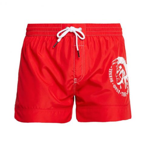 SHORT DE BAIN SANDY ROUGE BMBX - DIESEL