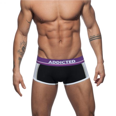 BOXER SPORTIVE SUPER BULK NOIR AD703 - ADDICTED