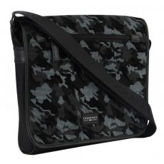 BESACE / PORTE TRAVERS ARMY EN TOILE GRIS - CHABRAND