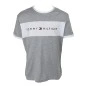 T-SHIRT GRIS COL ROND LOGO TOMMY HILFIGER UM0UM01170  - TOMMY HILFIGER