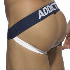 JOCK STRAP SAILOR STRIPES ROUGE AD512 - ADDICTED