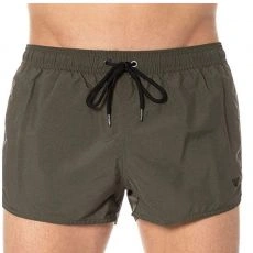 SHORT DE BAIN COURT KAKI - ARMANI