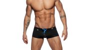 BOXER DE BAIN COURT RAINBOW NOIR ADS196 - ADDICTED