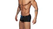 BOXER DE BAIN COURT RAINBOW NOIR ADS196 - ADDICTED