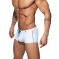 BOXER DE BAIN COURT RAINBOW BLANC ADS196 - ADDICTED