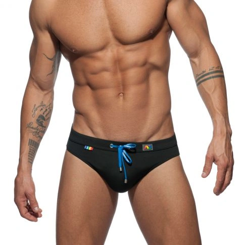 SLIP DE BAIN RAINBOW NOIR ADS195 - ADDICTED