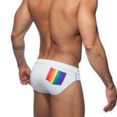 SLIP DE BAIN RAINBOW BLANC ADS195 - ADDICTED