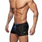 SHORT DE BAIN RAINBOW NOIR ADS197 - ADDICTED