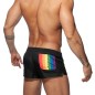 SHORT DE BAIN RAINBOW NOIR ADS197 - ADDICTED