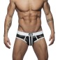 SLIP CAMOUFLAGE CAMO STRIPE MESH BLANC  AD764 - ADDICTED