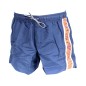 SHORT DE BAIN MARINE A BANDES ORANGES - ARMANI