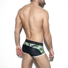 BOXER LEAVES COMBI NOIR UN311 - ES COLLECTION