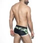 BOXER LEAVES COMBI NOIR UN311 - ES COLLECTION