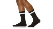 PAIRE DE CHAUSSETTES HAUTES ATHLETIC NOIRES - MODUS VIVENDI