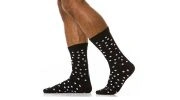 PAIRE DE CHAUSSETTES HAUTES POLKADOT NOIRES  - MODUS VIVENDI