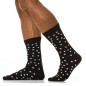 PAIRE DE CHAUSSETTES HAUTES POLKADOT NOIRES  - MODUS VIVENDI