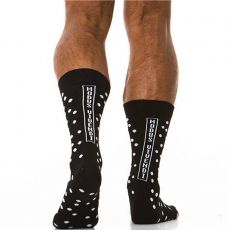 PAIRE DE CHAUSSETTES HAUTES POLKADOT NOIRES  - MODUS VIVENDI