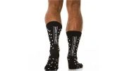 PAIRE DE CHAUSSETTES HAUTES POLKADOT NOIRES  - MODUS VIVENDI
