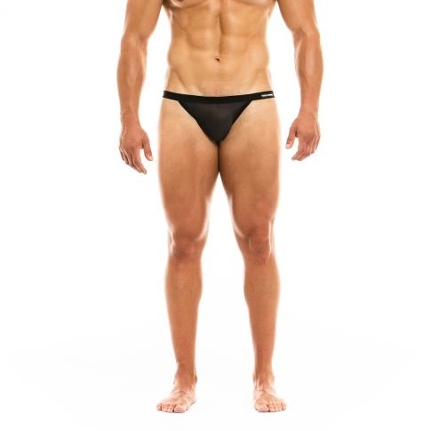 MINI TANGA TRANSPARENT NOIR  - MODUS VIVENDI
