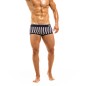 BOXER DE BAIN RAYÉ MARINE - MODUS VIVENDI