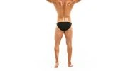 MINI SLIP DE BAIN LOW CUT BODYBUILDING NOIR - MODUS VIVENDI