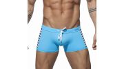 BOXER DE BAIN TURQUOISE COLORED SAILOR ADS107 - ADDICTED