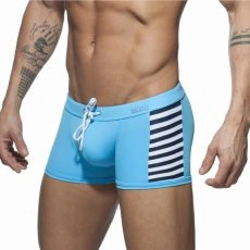 BOXER DE BAIN TURQUOISE COLORED SAILOR ADS107 - ADDICTED